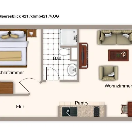 Meeresblick Meeresblick 421 דירה Ostseebad Kühlungsborn